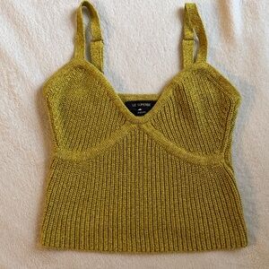 Le Superbe Olive Knit Camisole